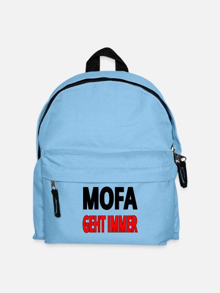 Mofa - Kinder Rucksack - Hellblau