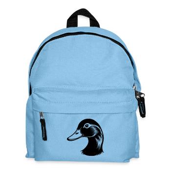 Duck head - Kids' Backpack - light blue - Front