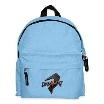 DAX4ART Metal Logo Lightning - Kids' Backpack - light blue - Front