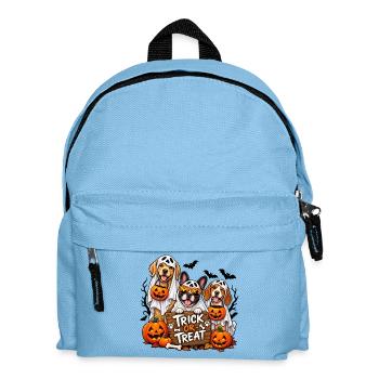 Halloween Dogs Trick or Treat - Kids' Backpack - light blue - Front