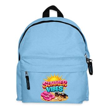 Summer Vibes: Summer Sunshine Atmosphere - Kids' Backpack - light blue - Front