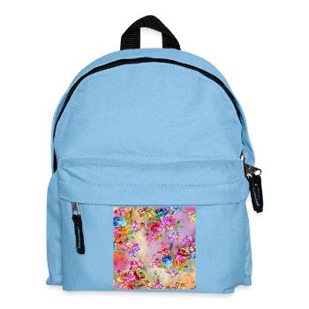 Regenbogenblüte-Kaskade - Kinder Rucksack - Hellblau - Vorne