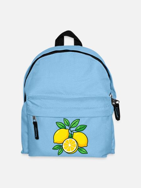 summer lemon - Kinder Rucksack - Hellblau