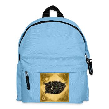 Steampunk-Löwin mit Juwelen - Kinder Rucksack - Hellblau - Vorne