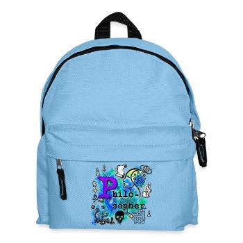 The Philosopher - Kinder Rucksack - Hellblau - Vorne