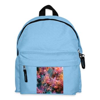 Unterwasserregenbogenriff - Kinder Rucksack - Hellblau - Vorne
