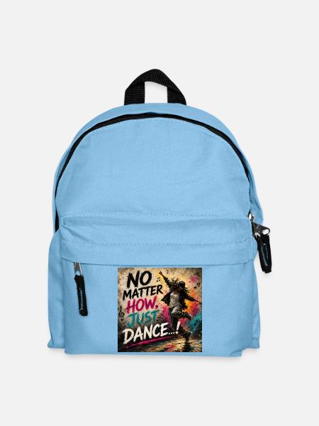 No Matter How Just Dance - Kinder Rucksack - Hellblau