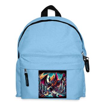 Bat Apocalypse - Kinder Rucksack - Hellblau - Vorne