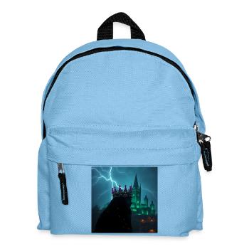 Der König der Matrix: Akzelerationismus & Kosmos - Kinder Rucksack - Hellblau - Vorne