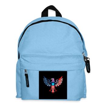 Federal Glitch: United States of Germany - Kinder Rucksack - Hellblau - Vorne