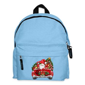 Zwerg im Pickup - Kinder Rucksack - Hellblau - Vorne