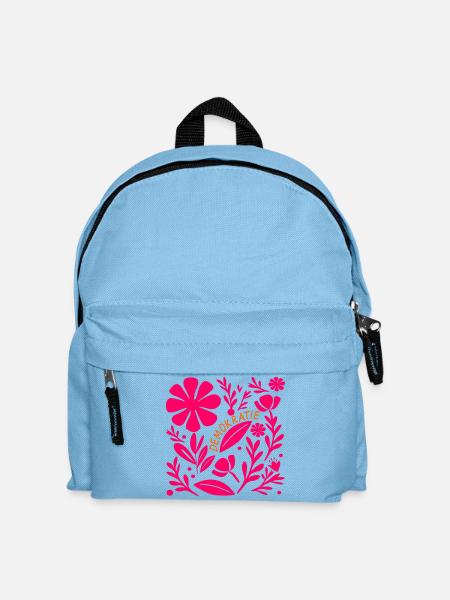 Demokratie Blumen Vielfalt - Kinder Rucksack - Hellblau