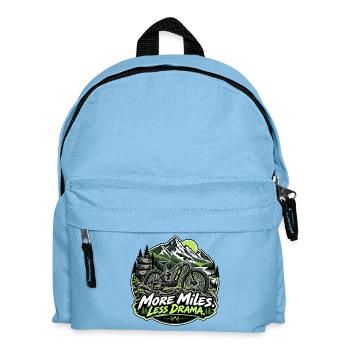 E-Bike Touren - Kinder Rucksack - Hellblau - Vorne