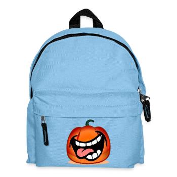 Kürbis Mund - Kinder Rucksack - Hellblau - Vorne