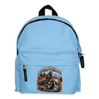 Autumn Ride Mode - Kinder Rucksack - Hellblau - Vorne
