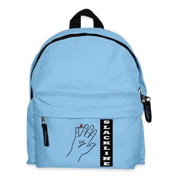 Slackline Ameise - Kinder Rucksack - Hellblau - Vorne