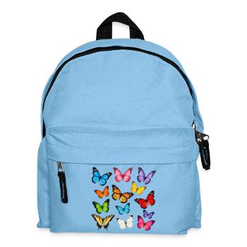 Regenbogenfalter im Flug - Kinder Rucksack - Hellblau - Vorne