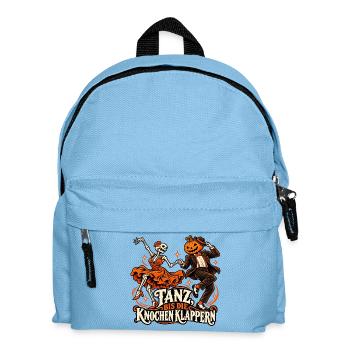 Tanz, bis die Knochen klappern - Kinder Rucksack - Hellblau - Vorne