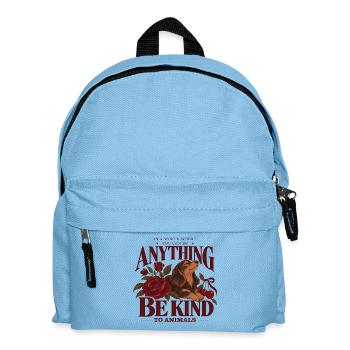 Be Kind To Animals Dachshund - Kinder Rucksack - Hellblau - Vorne