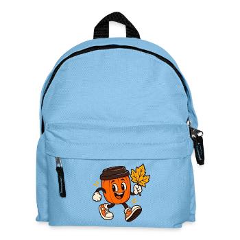 Becher-Kürbis - Kinder Rucksack - Hellblau - Vorne