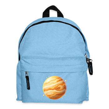Goldplanet Jupiter Wirbel - Kinder Rucksack - Hellblau - Vorne