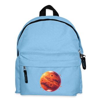 LavaPlanet Feuerroter Kosmos - Kinder Rucksack - Hellblau - Vorne