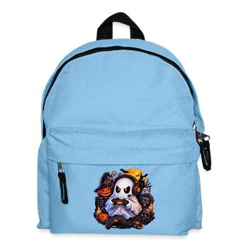 Halloween Gamer Geist: Hol dir den Style jetzt! - Kinder Rucksack - Hellblau - Vorne
