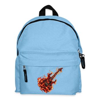 Inferno Dragon Gitarre - Kinder Rucksack - Hellblau - Vorne