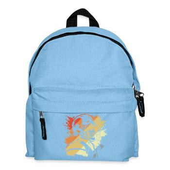 Vintage Football - Kinder Rucksack - Hellblau - Vorne