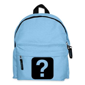 Hilfe - Help - Kinder Rucksack - Hellblau - Vorne