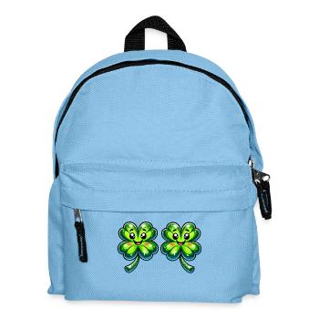 Trèfles - Sac à dos Enfant - bleu clair - Devant