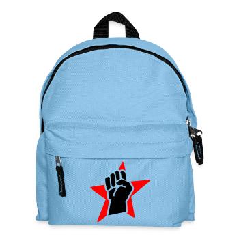 revolution fist (for black shirts) - Sac à dos Enfant - bleu clair - Devant
