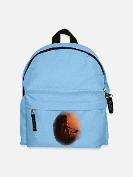 Tod Sensenfrau Gothic - Kinder Rucksack - Hellblau