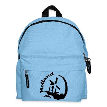 Holland-Windmühle - Kinder Rucksack - Hellblau - Vorne