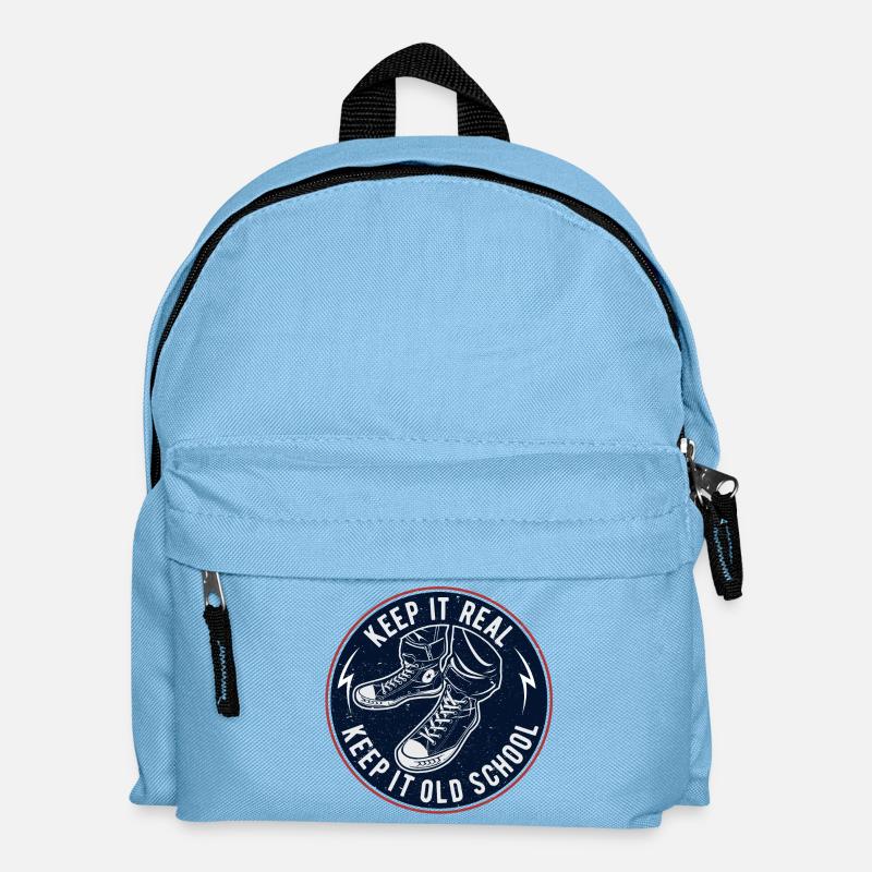 Keep It Oldschool - Kinder Rucksack - Hellblau