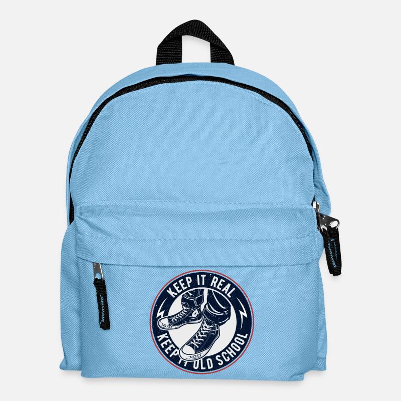 Keep It Oldschool - Kinder Rucksack - Hellblau
