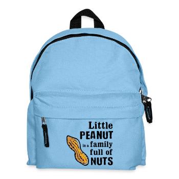 Little peanut - peanut baby child nuts family - Kids' Backpack - light blue - Front