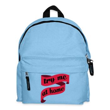 Simple, fiançailles et de mariage - essayez-moi à - Sac à dos Enfant - bleu clair - Devant
