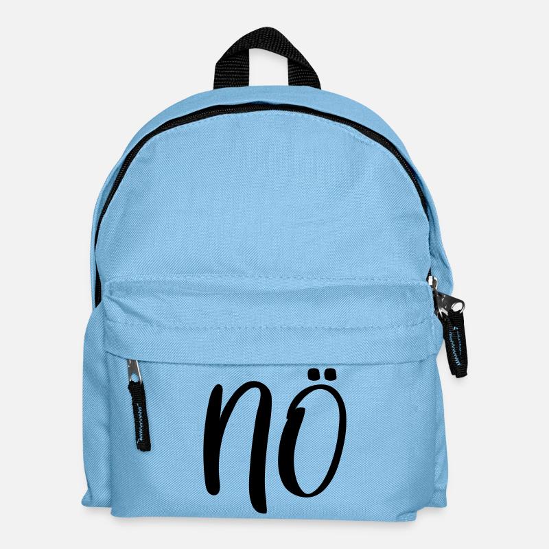 No no - Kids' Backpack - light blue