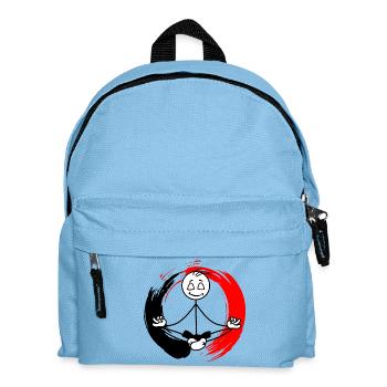 Zen meditation - Kids' Backpack - light blue - Front