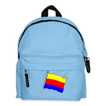 Flag of North Holland province flag - Kids' Backpack - light blue - Front