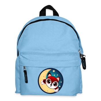 Renard intelligent dans la lune - DORMIR - Sac à dos Enfant - bleu clair - Devant