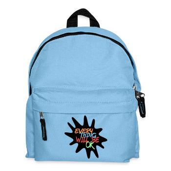 Tout ira bien! Tout ira bien # - Sac à dos Enfant - bleu clair - Devant