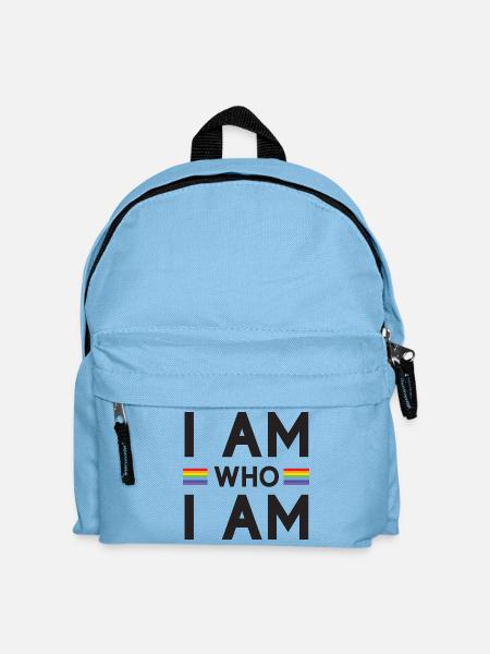 Pride Month - Ich bin, wer ich bin - LGBTQ+ - Kinder Rucksack - Hellblau