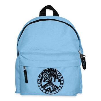Fenrir et Runes - Sac à dos Enfant - bleu clair - Devant