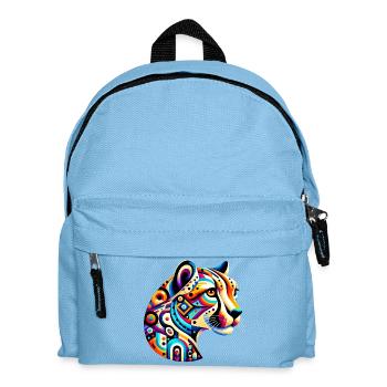Gepard - Kinder Rucksack - Hellblau - Vorne