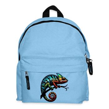 Chameleon - Kids' Backpack - light blue - Front