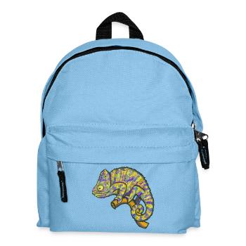 Chamaeleon Animal Exotique Drôle - Sac à dos Enfant - bleu clair - Devant