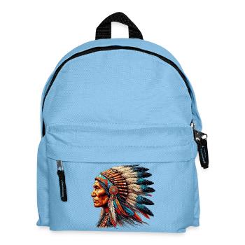 American Indian American Red Skin - Kids' Backpack - light blue - Front