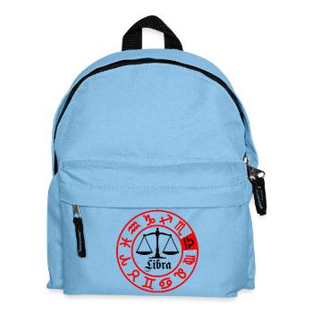 Twelve signs zodiac sign Libra Libra - Kids' Backpack - light blue - Front